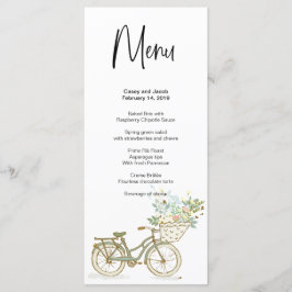 Menú Boda, aniversario o bicicleta de evento