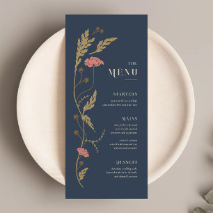 Menú Boda Art Nouveau vintage