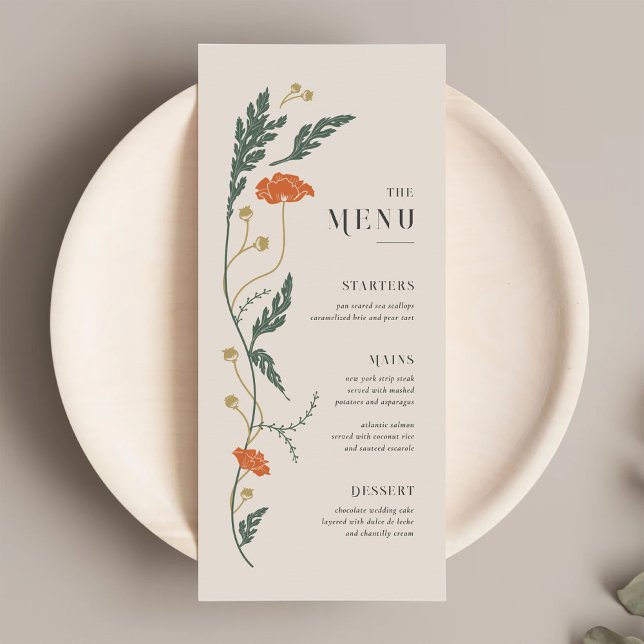 Menú Boda Art Nouveau vintage (Subido por el creador)