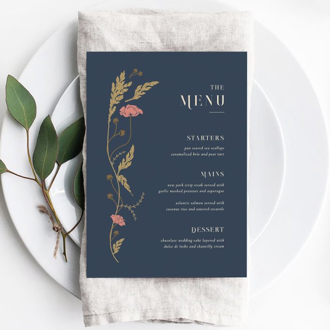 Menú Boda Art Nouveau vintage (Subido por el creador)