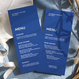 Menú Boda Azul 