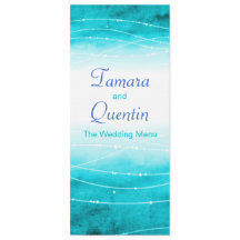 Menú boda azul marino con un estilo moderno de abs