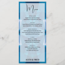 Boda azul moderno