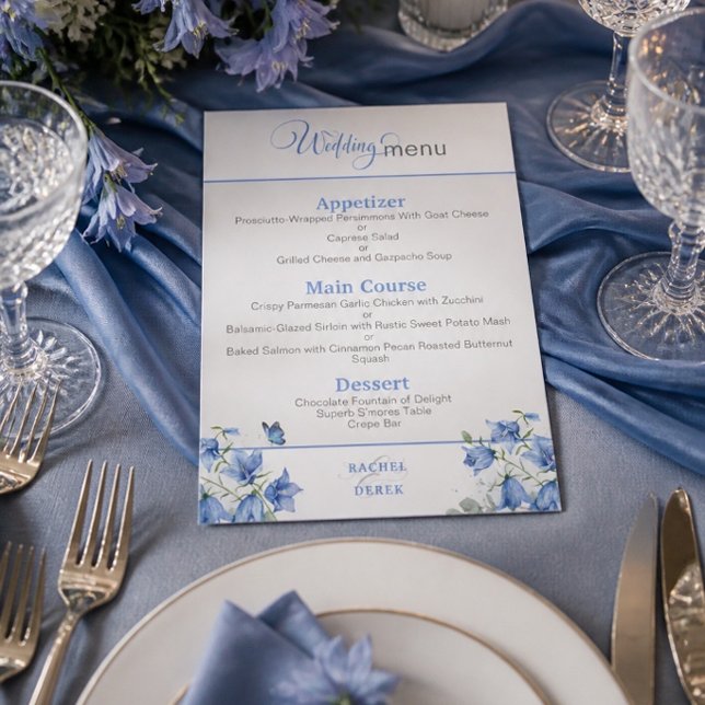 Menú Boda Blue Bellflower (Subido por el creador)