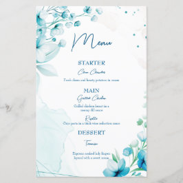 Menú boda Blue Blossom & Breeze