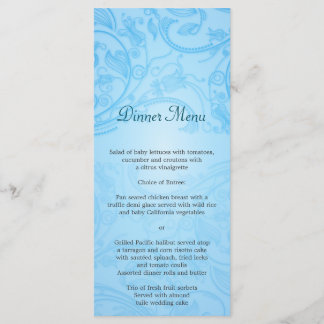 Menú Boda Blue Flourish