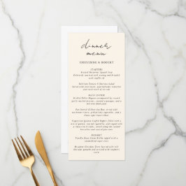 Menú Boda bohemio de la selva acuática encantada