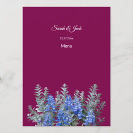 Menú Boda Borgoña de Invierno con Bluebonnet