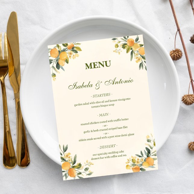 Menú Boda Botánica de Citricos Mediterráneos (Subido por el creador)