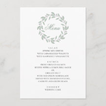 Boda botánica de menta. Follaje simple elegante