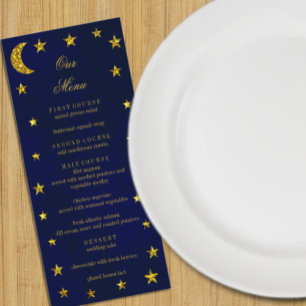 Menú Boda Celestial Nocturno