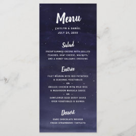 Menú Boda Celestial Nocturno