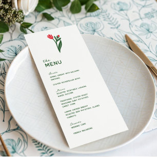 Menú Boda Colorida Cena Silvestre Escandinava