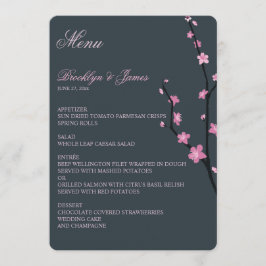 Menú Boda Dark Cherry Blossom