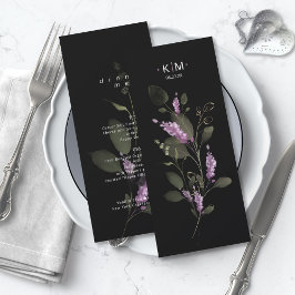 Menú Boda de arcos florales dulces V2 Lilac ID998