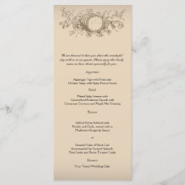 Menú Boda de bodega de vinos de época