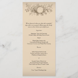 Menú Boda de bodega de vinos de época
