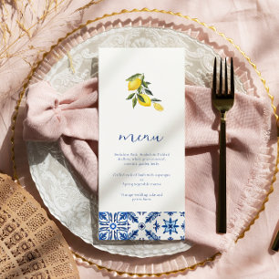 Menú boda de cítricos mediterráneos