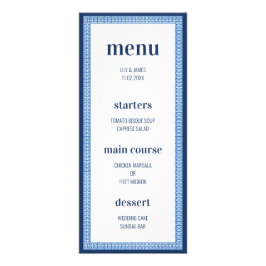 Menú Boda de clave griega