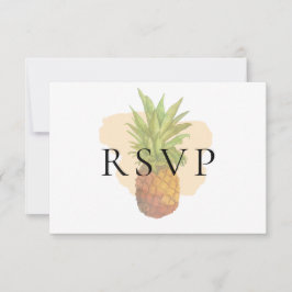 Menú Boda de color de piña tropical