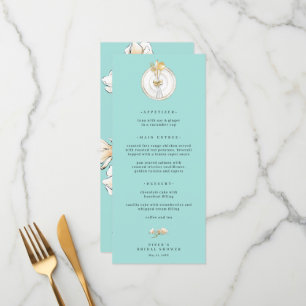 Menú Boda de configuración de la mesa de oro de Ma