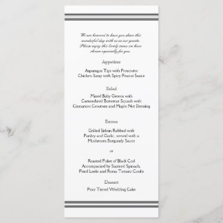 Menú Boda de destino de Nueva Orleans