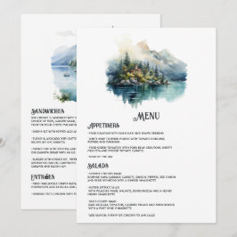 Menú Boda de destino italiano en el lago de Como