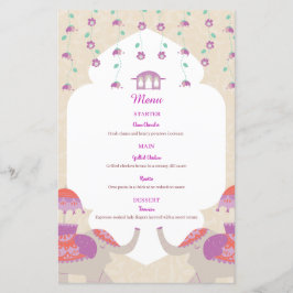 Menú Boda de elegancia india