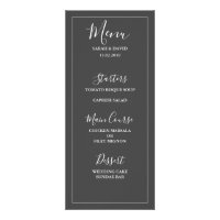 Menú Boda de elegancia simple