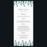 Menú Boda de Eucalyptus<br><div class="desc">Bonitas cartas de Boda Eucalyptus.</div>