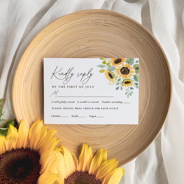Menú Boda de girasol ruso (Subido por el creador)