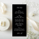 Menú Boda de guiones formales premium en blanco y negro<br><div class="desc">Este diseño es parte de una colección __________________________ esta plantilla de diseño es totalmente editable y el personalizable por el cliente - haga clic en personalizar un botón adicional si desea mover, agregar, eliminar o realizar cambios significativos en el diseño _________________________ si tiene alguna pregunta de DESIGN necesita más diseños...</div>