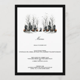 Menú Boda de Halloween Village