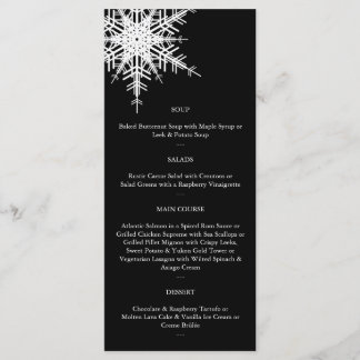 Menú Boda de Invierno