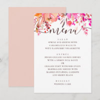 Boda de jardín floral color agua rosa y melocotón