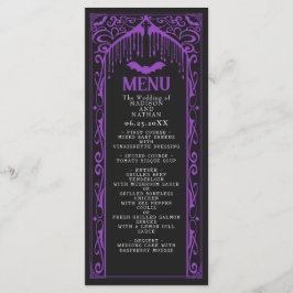 Menú Boda de la Catedral de Vampiros Góticos Morad
