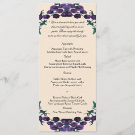 Menú Boda de la guirnalda de Grapevine