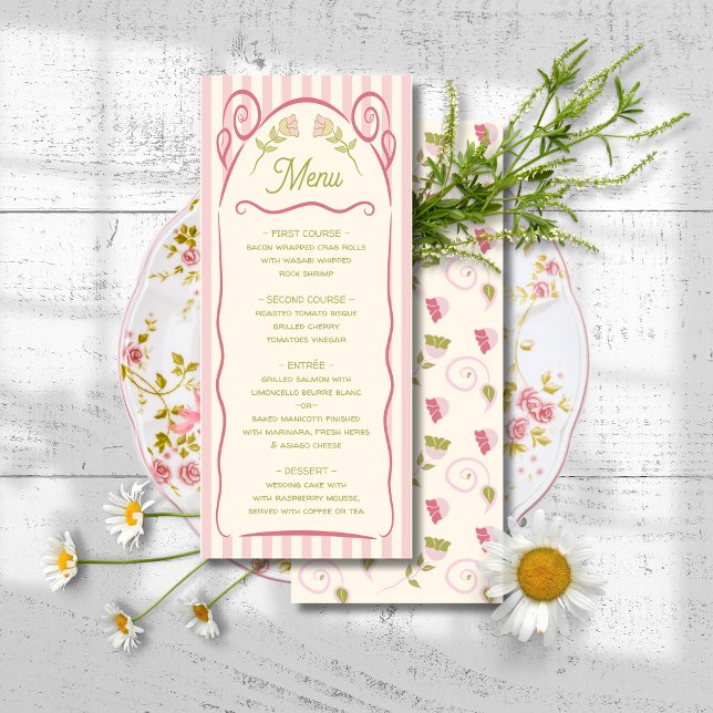 Menú Boda de la mano del paquete de semillas de flores (Subido por el creador)