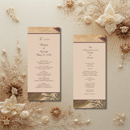 menú boda de moda de boho boho aderezado