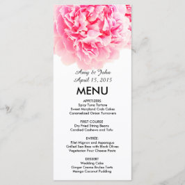 Menú Boda de peones rosados muchos peones3