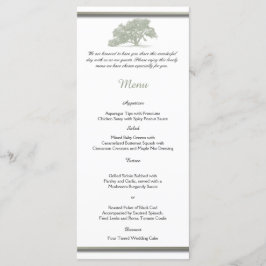 Menú Boda de plantación de árbol de roble