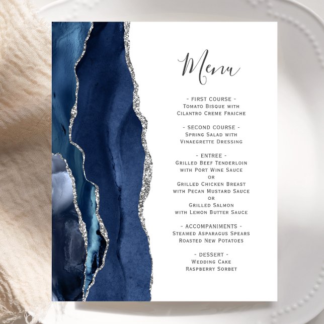 Menú Boda de plata azul de la marina de ataque de  (Subido por el creador)