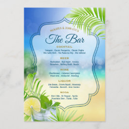 Menú Boda De Playa La Palm Mojito De Guay Deja El Bar A