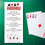 Menú Boda de Póquer del Casino de Las Vegas<br><div class="desc">Boda de Póquer del Casino de Las Vegas</div>