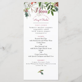 Menú Boda de temporada de navidades
