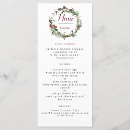 Menú Boda de temporada de navidades