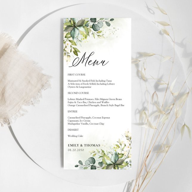 Menú Boda de verde (Subido por el creador)