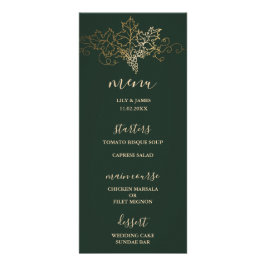 Menú Boda del Boda Golden Vineyard