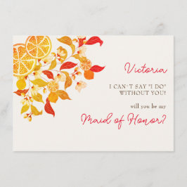 Menú Boda del follaje de cítricos de amor de la Lemonía