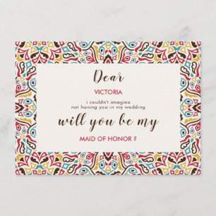 Menú Boda del patrón de Mandala geométrica clásica